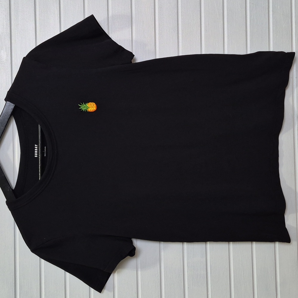 Sunday Best Black Short Sleeve Tee Large